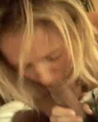 Blonde girlfriend teen amateur suck