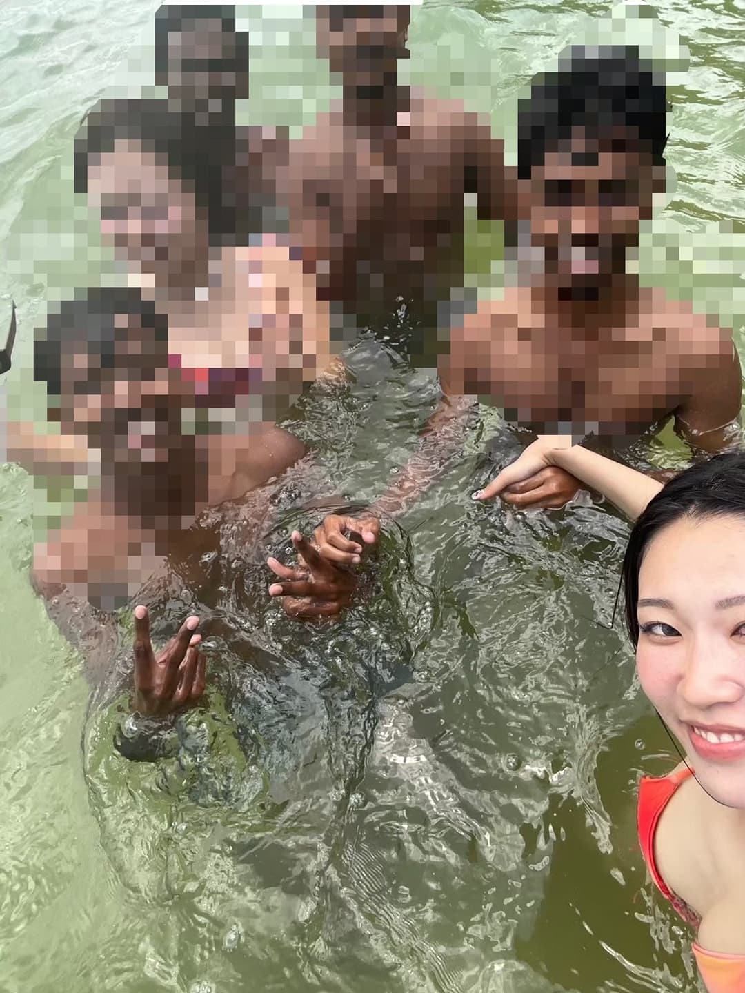 Crazy Japanese Girl shows feet in India loves indian men cheats on me in India