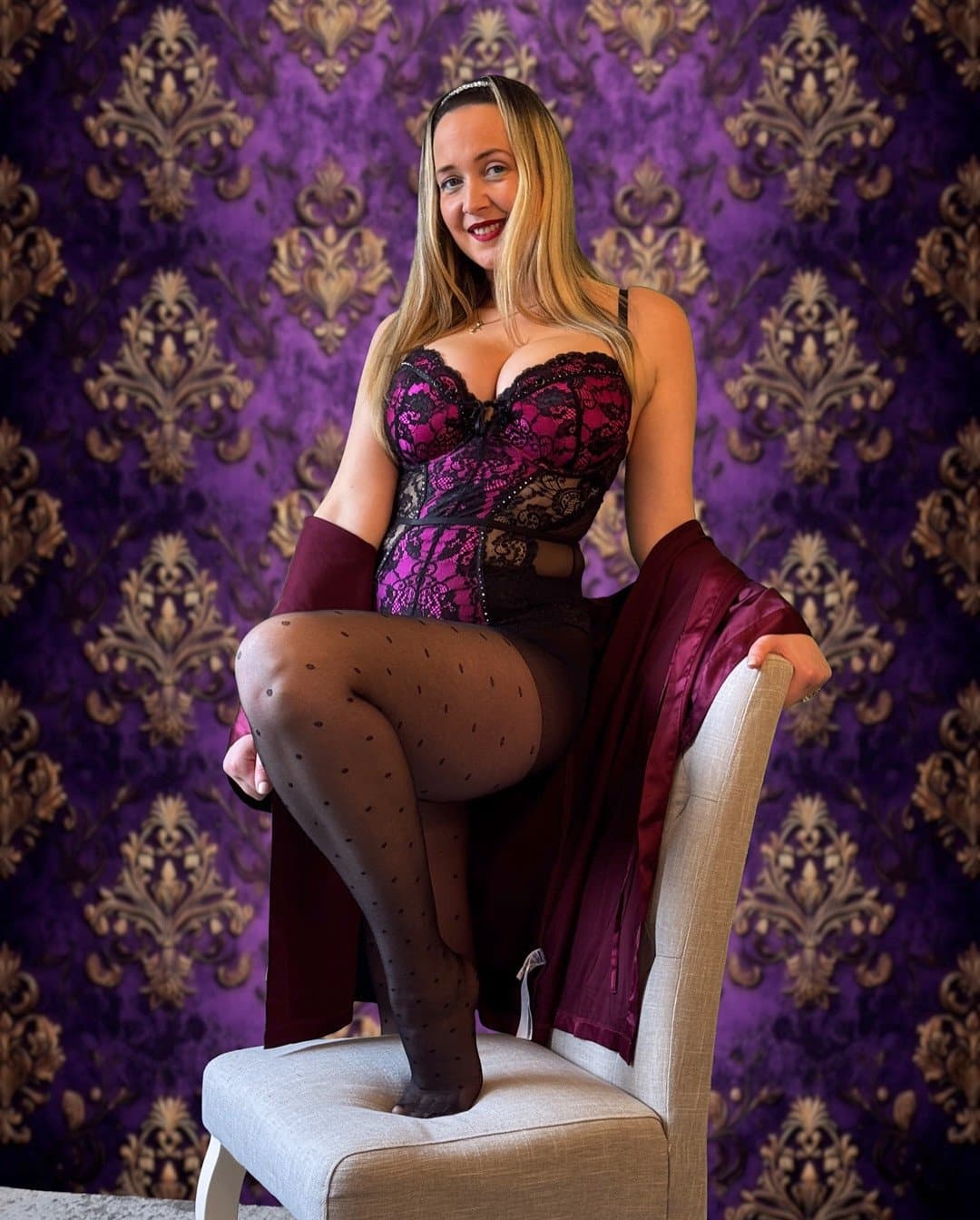 Miss Adara Wearing Tights