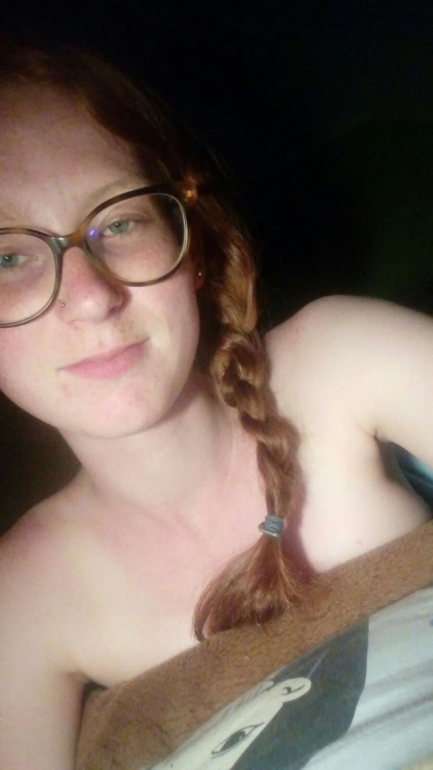 Nerdy Hairy Redhead Slut Lisa Loves Cock