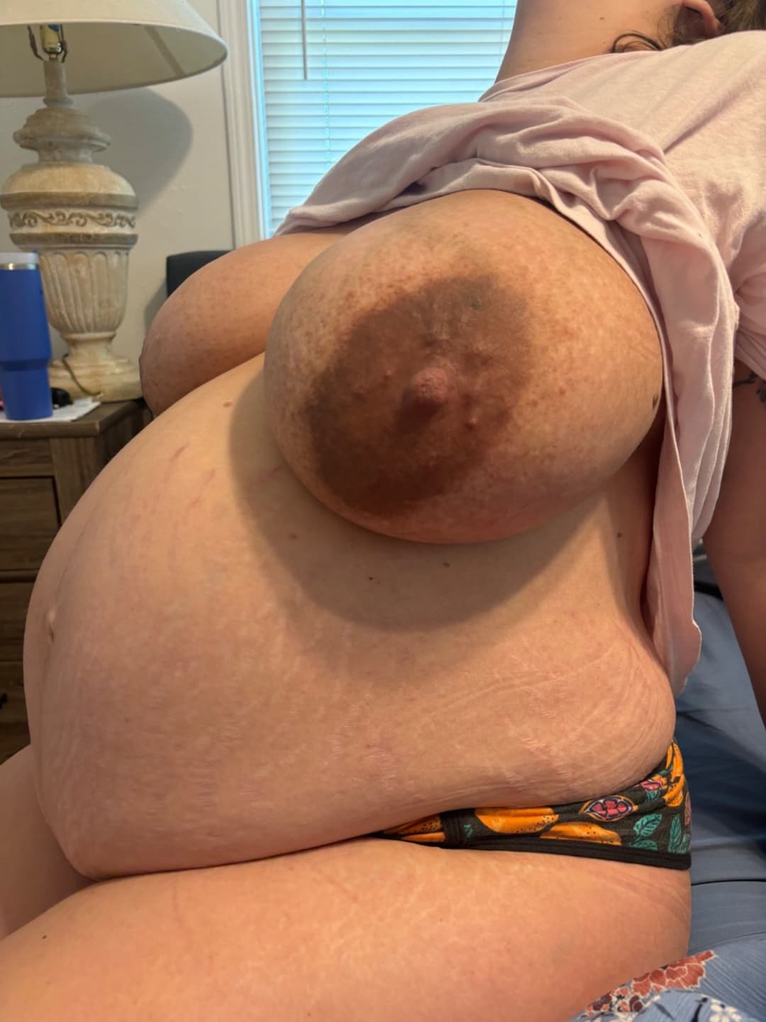 pregnant breast growth has been insane