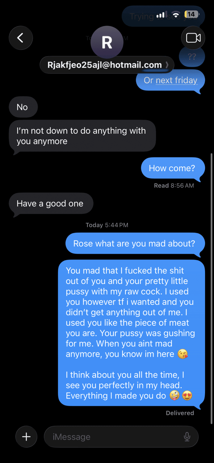 Rose let me fuck raw for free, random girl i asked for phone number turned out to be escort
