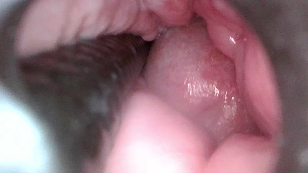 With the endoscope in her vagina, fingered her, licked her, and then insert my penis and cum inside.