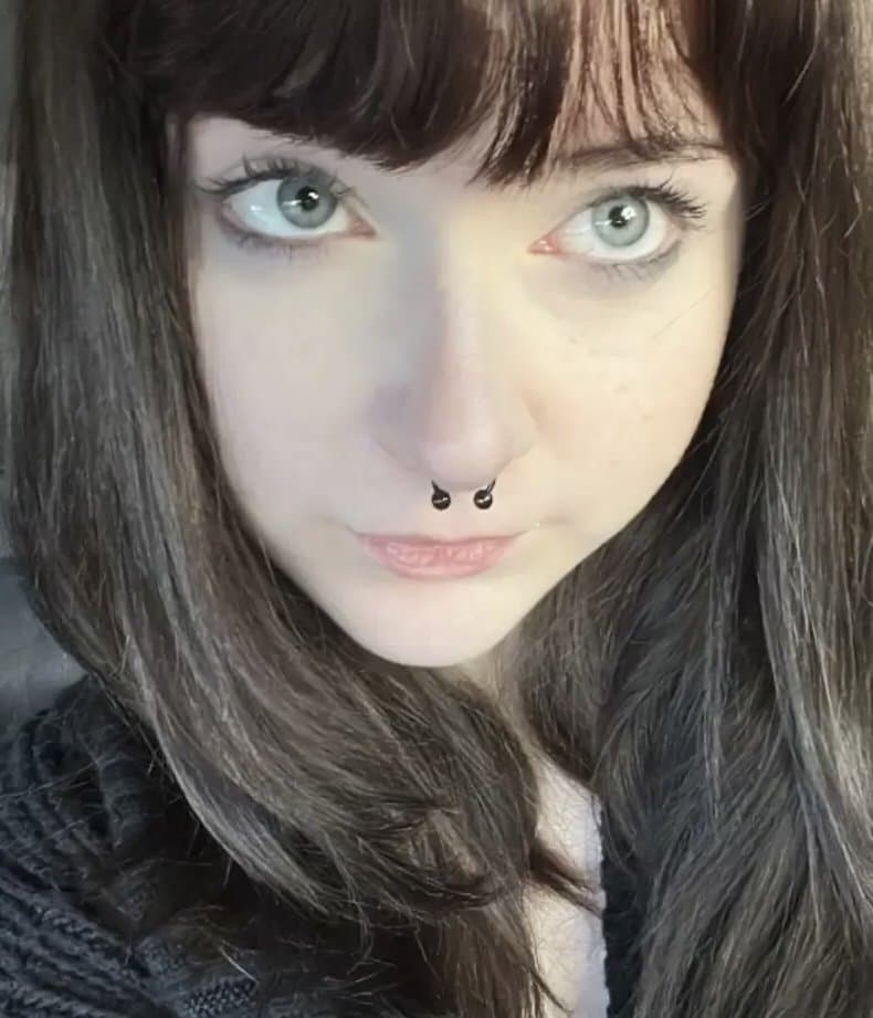 My crush’s lil sister bad asf lil goth bitch