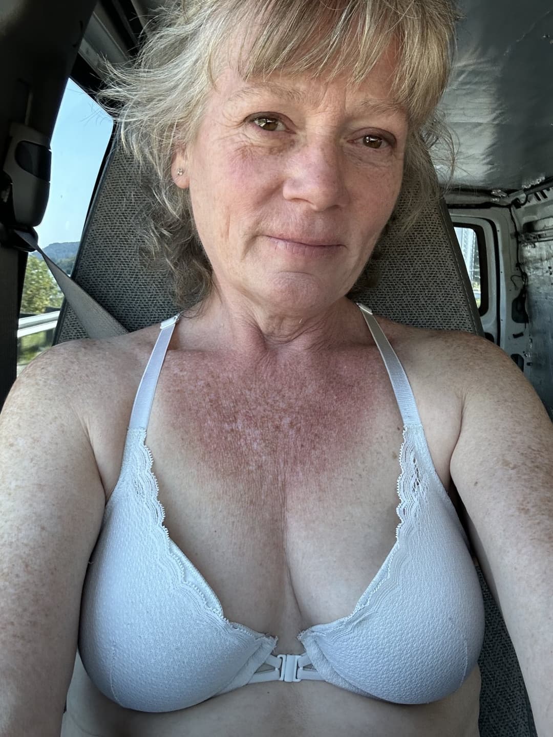 Small town mom and wife Bras and tit pics she has sent her son and friends