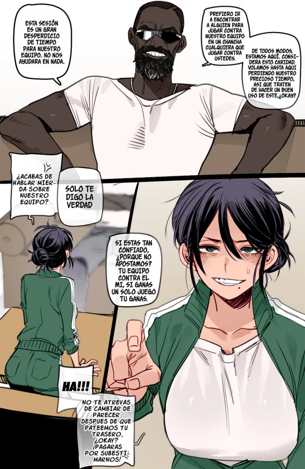 [comic] blacked coach (english - español)