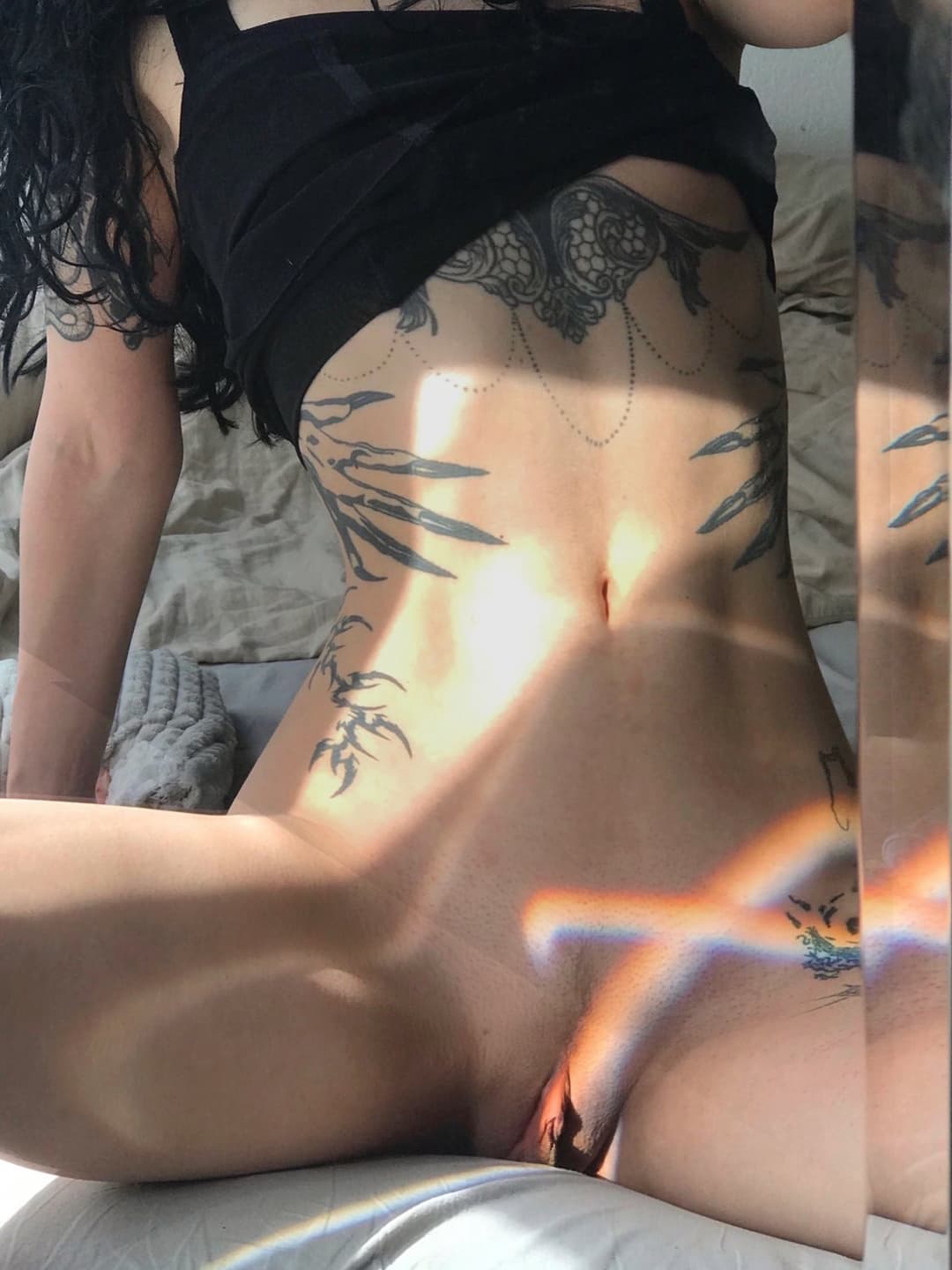 POV you catch me topless in my backyard.