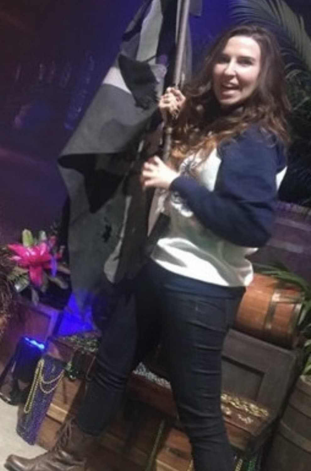 College Coed, 20, getting BBC Gang bang at Disney Hotel on Spring Break and sucking professor