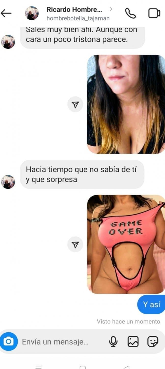 Cuando un amigo recibe un mensaje de la mujer de su amigo ... Putona tetona de Barcelona María Jesús