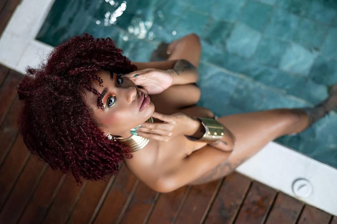 Afro Ebony Solo Double Penetration Anal