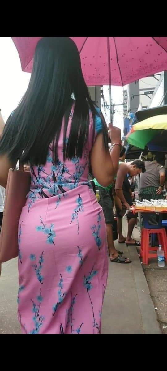 Walking behind her is blessed