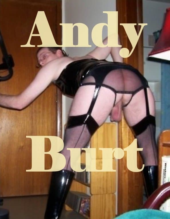 Andy Burt in Crotchless Panties