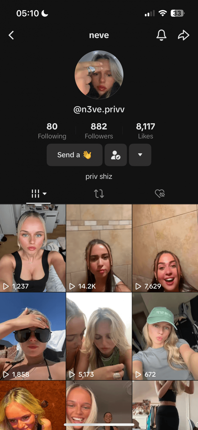 Pierced kik snap bitch