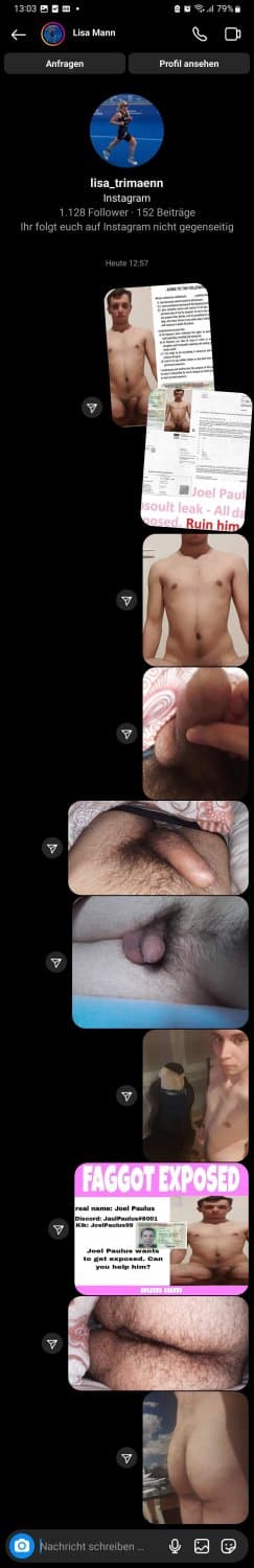 Joel paulus nude Id chat leak