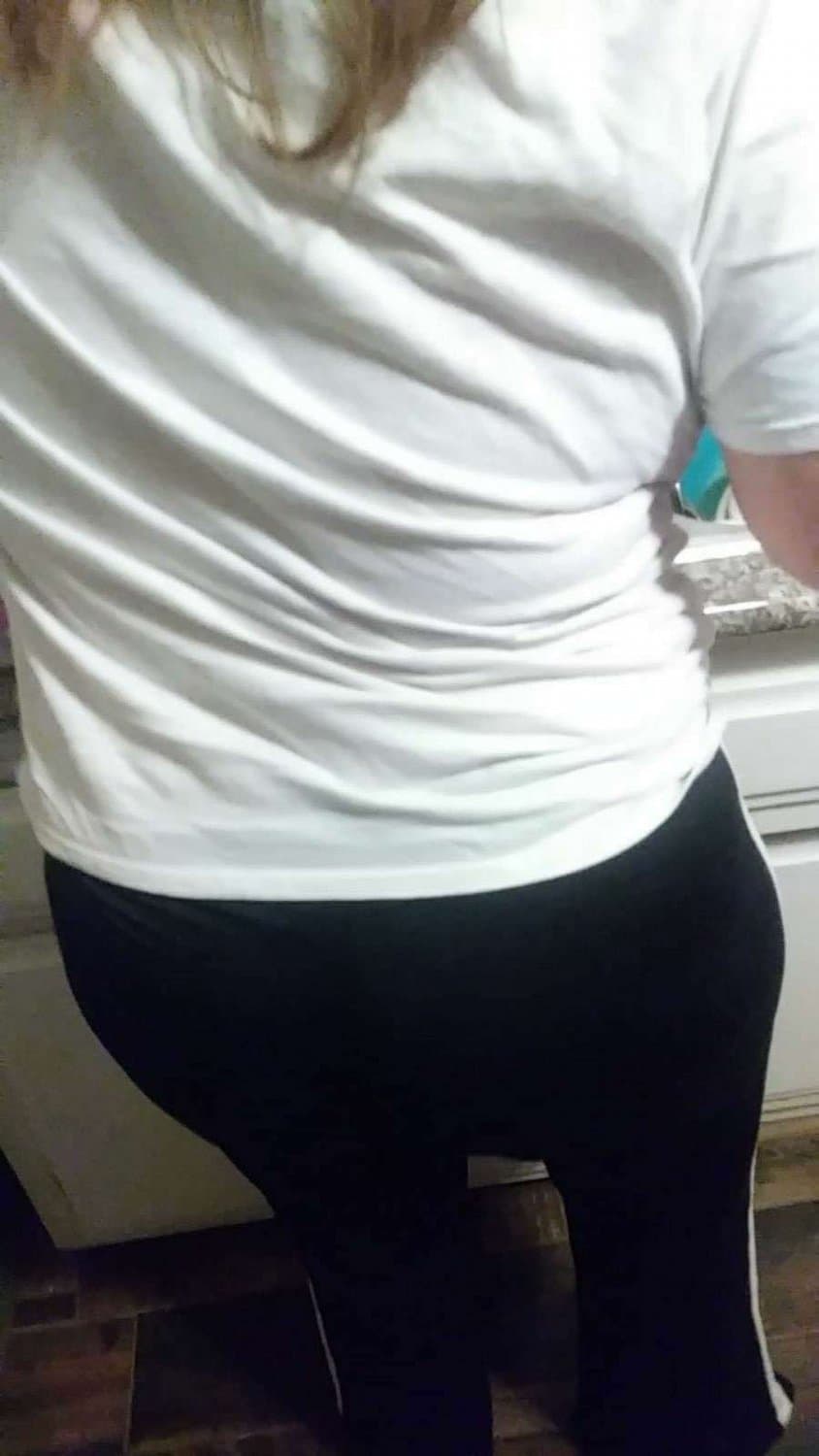 Caught my big booty mom washing the dishes..