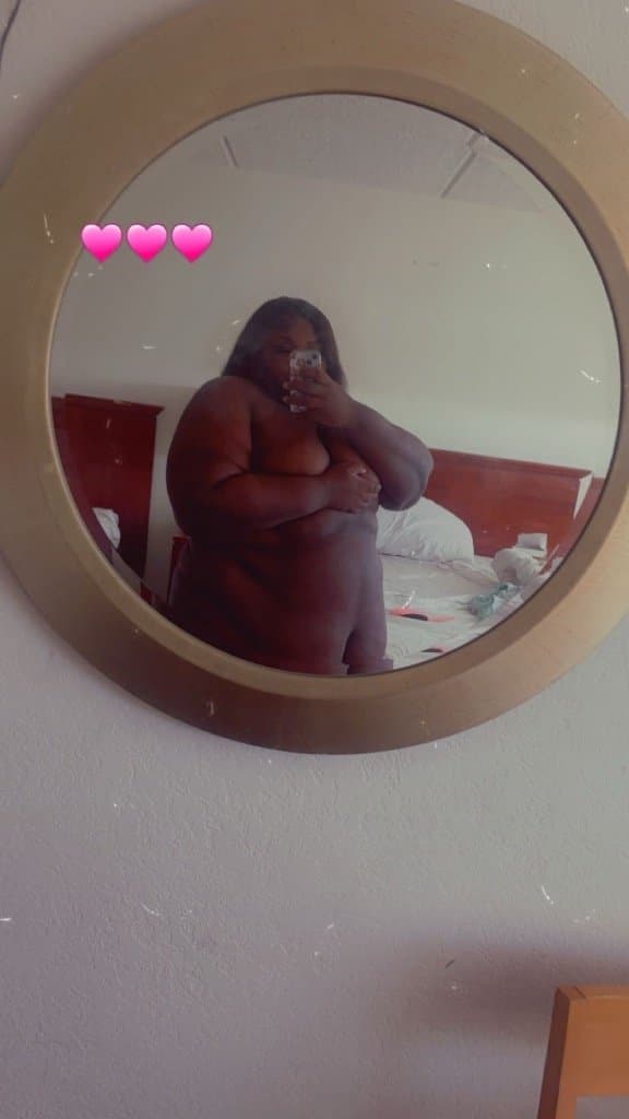 Ebony Big Butted Woman