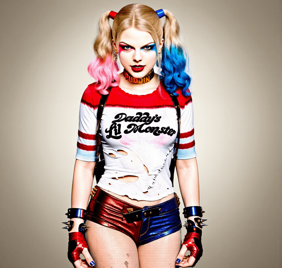 Ai Celeb Harley Quinn Cosplay (Taylor Swift, Emma Watson, Hayley Williams, Jenna Coleman, Natalie)