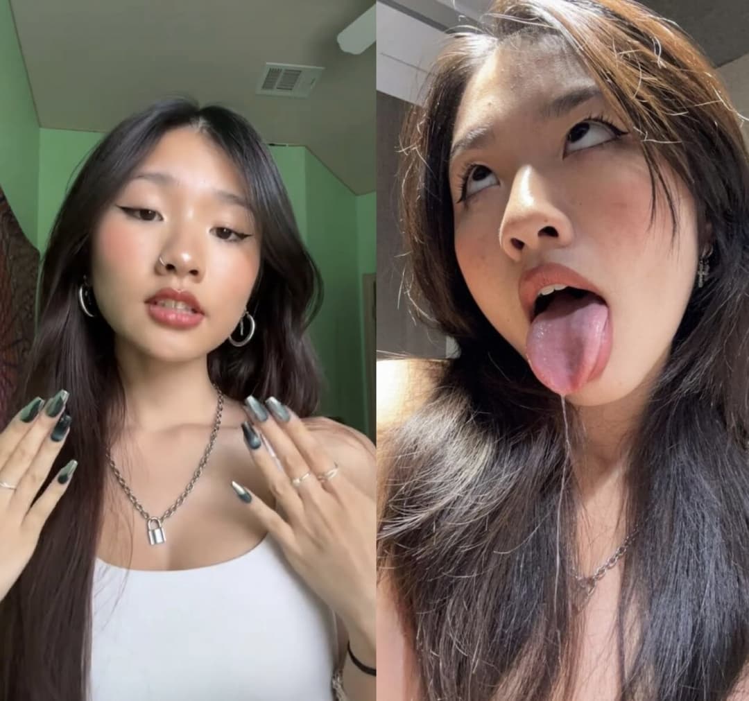 Tiny Asian Teen. Texas Tech Slut Jeanne. TikTok Slut Gets her Nudes and Ahegao Face Leaked