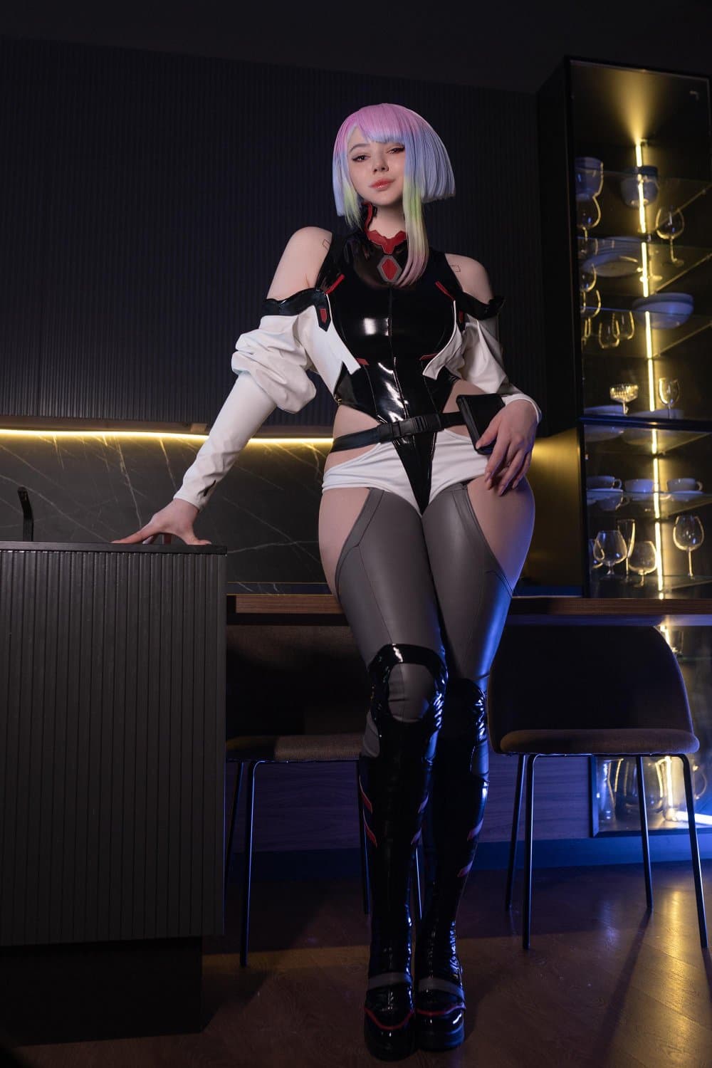 Neon is her only company tonight - Lucyna by Alina becker