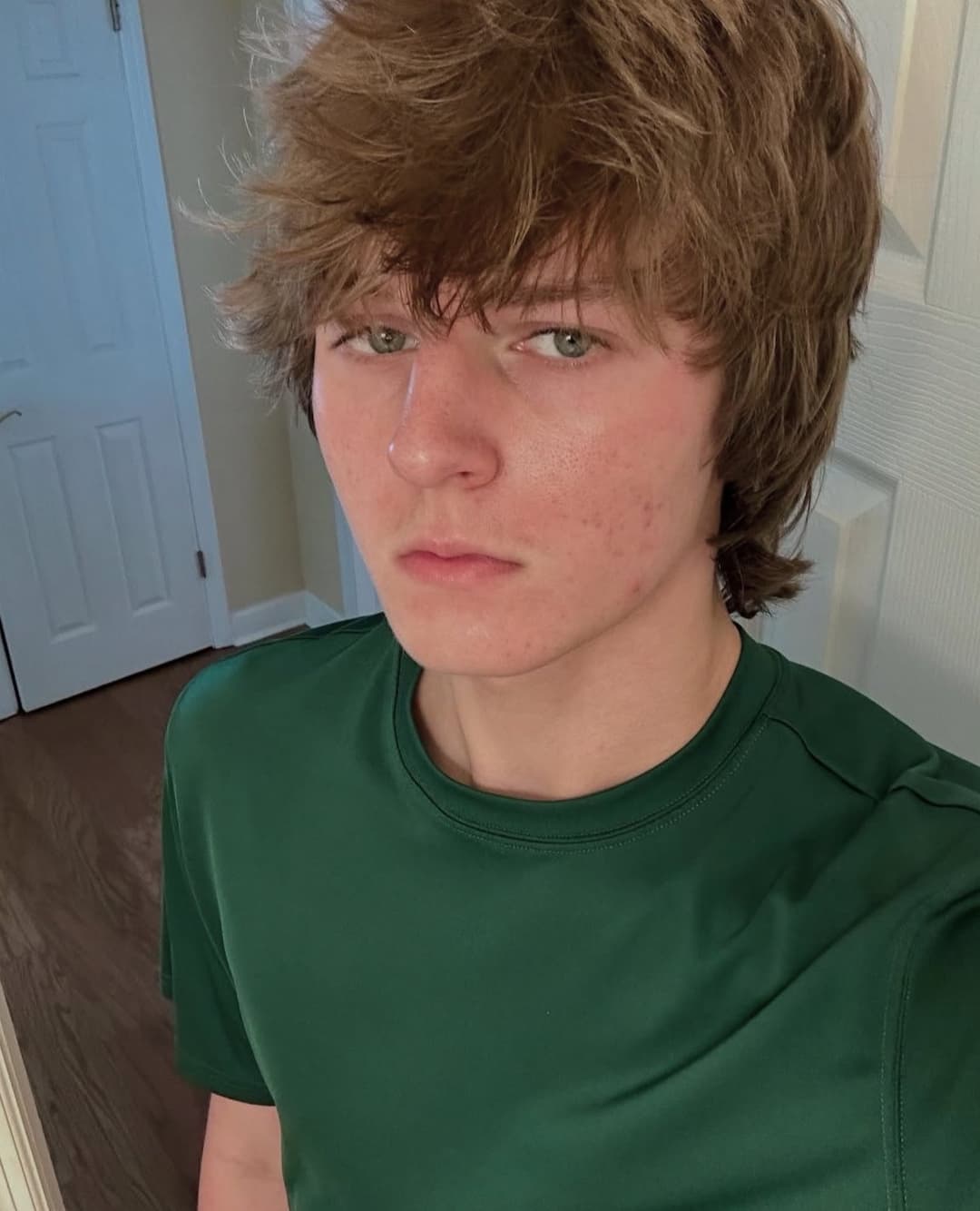 stupid white college boy baited and shows dick