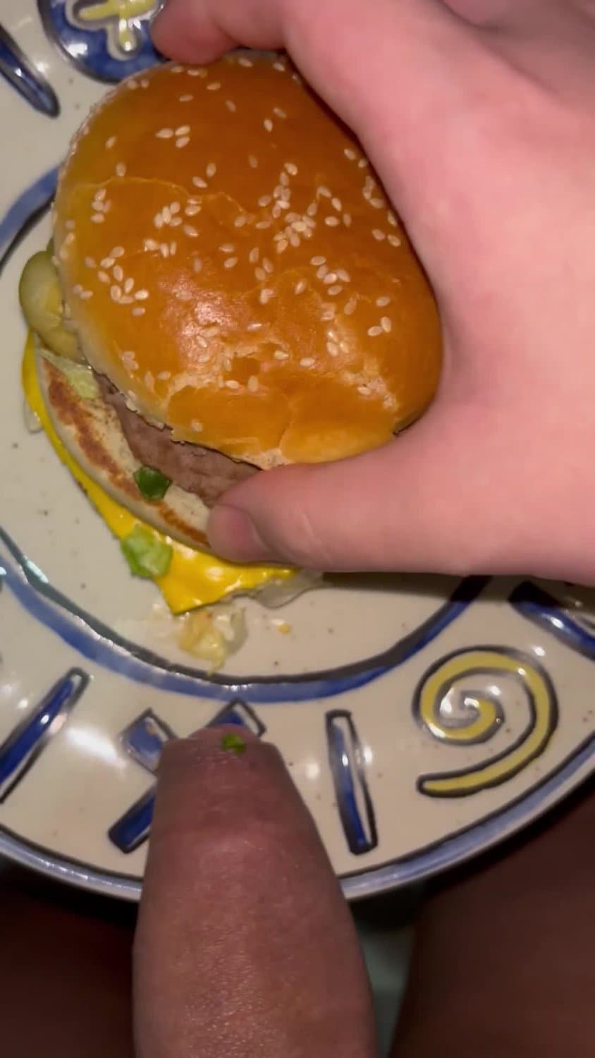 Big Mac burger fuck