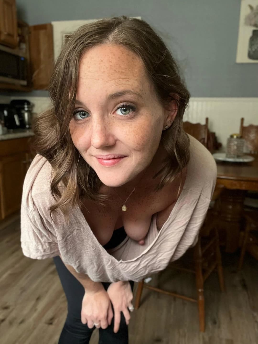 Upskirt Down Blouse 4Oct2025