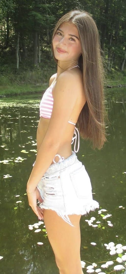 my slutty tight teen irl. jerk off to her perfectly tight body