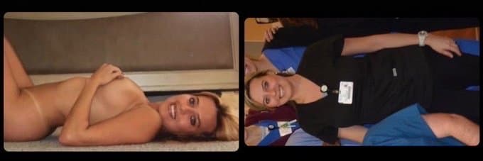 Nurse/Girlfriend with Big Tits Spreads her Pussy Open and shows her asshole POV