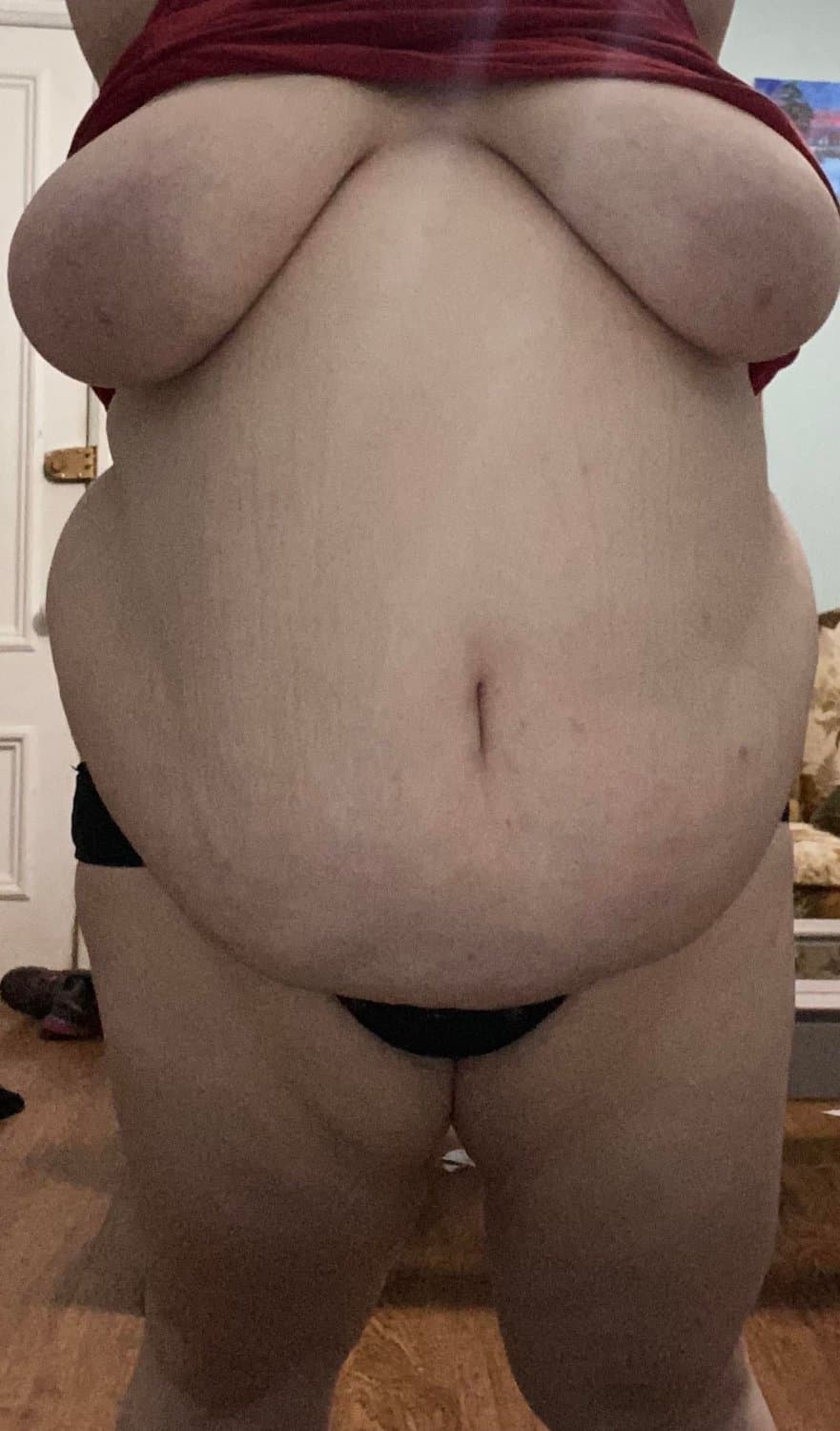 Huge Fat Tits and a Soft Belly = Perfect Combo