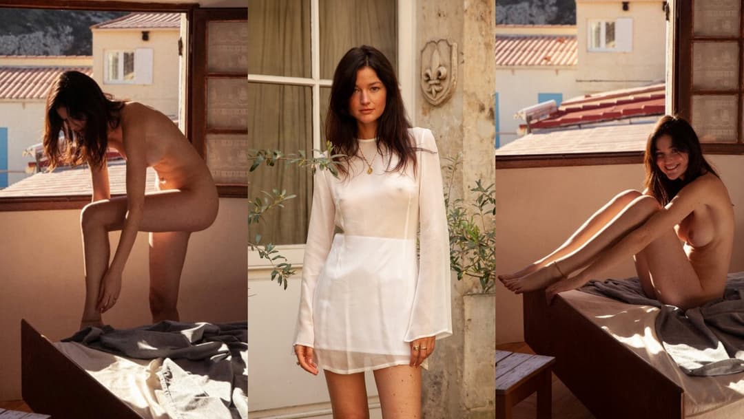 Stunning fashion model