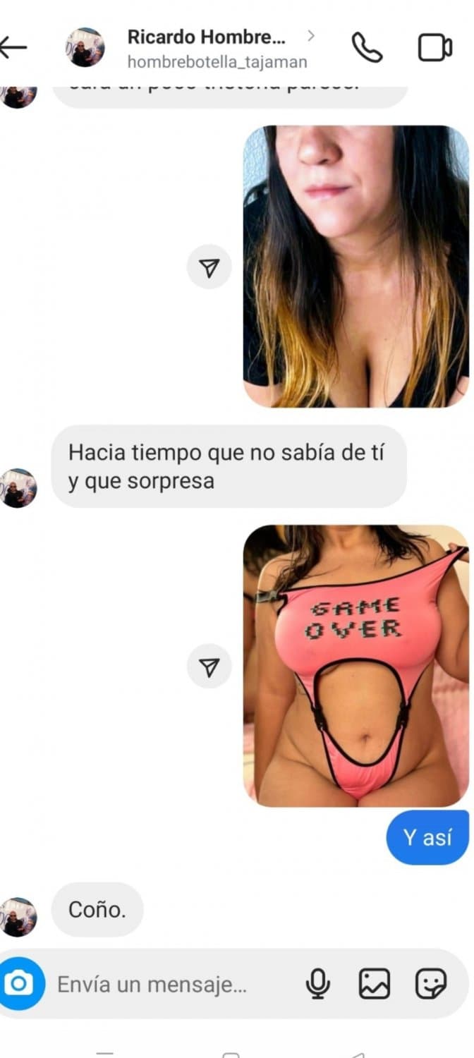 Cuando un amigo recibe un mensaje de la mujer de su amigo ... Putona tetona de Barcelona María Jesús