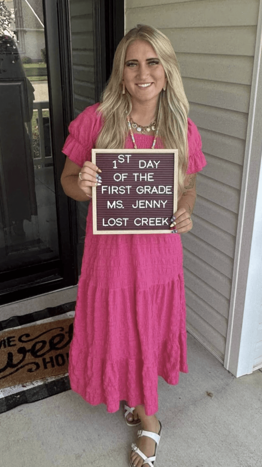 Another teacher peels open her cunt during Covid