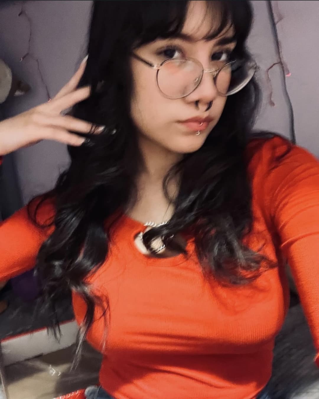 20 year old chicago nerd emo slut is hiding a big secret lol can’t hide those big juicy tits forever