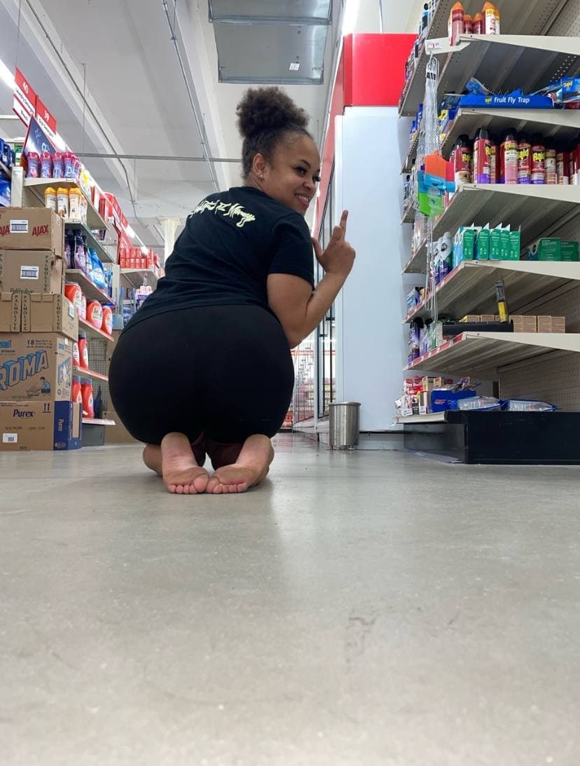 made the slut do all this in public ??even random people were watching her