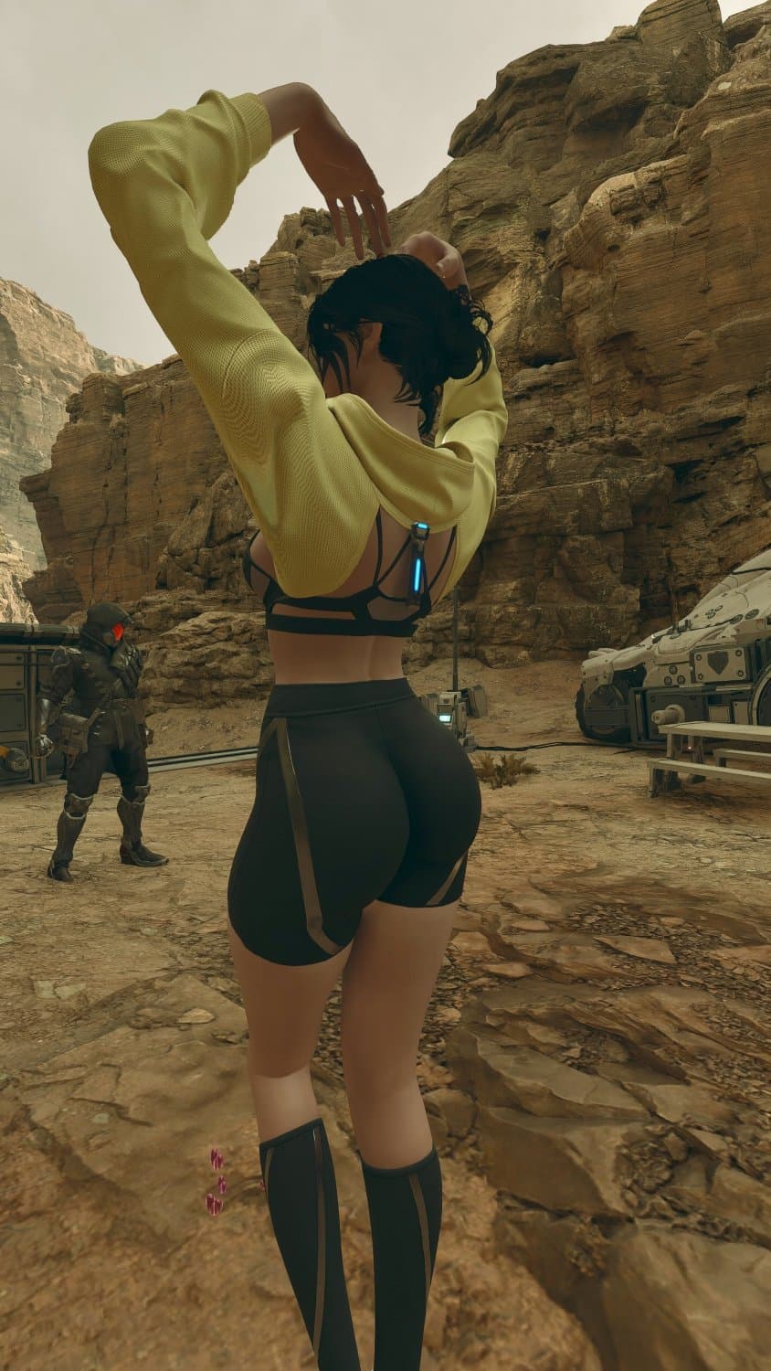 The First Descendents Bunny Sport outfit and Nude