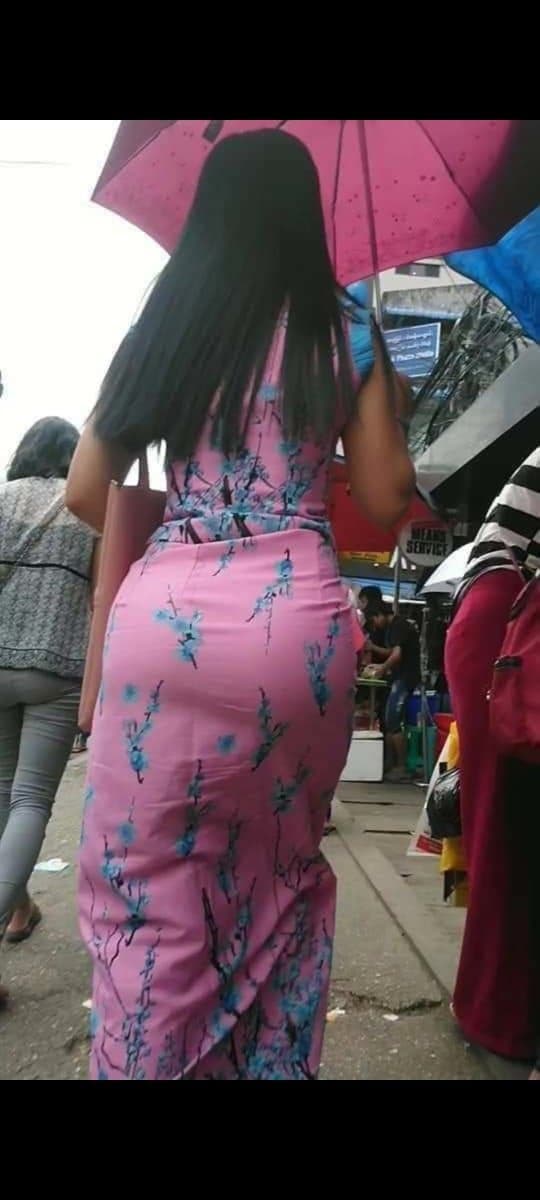 Walking behind her is blessed