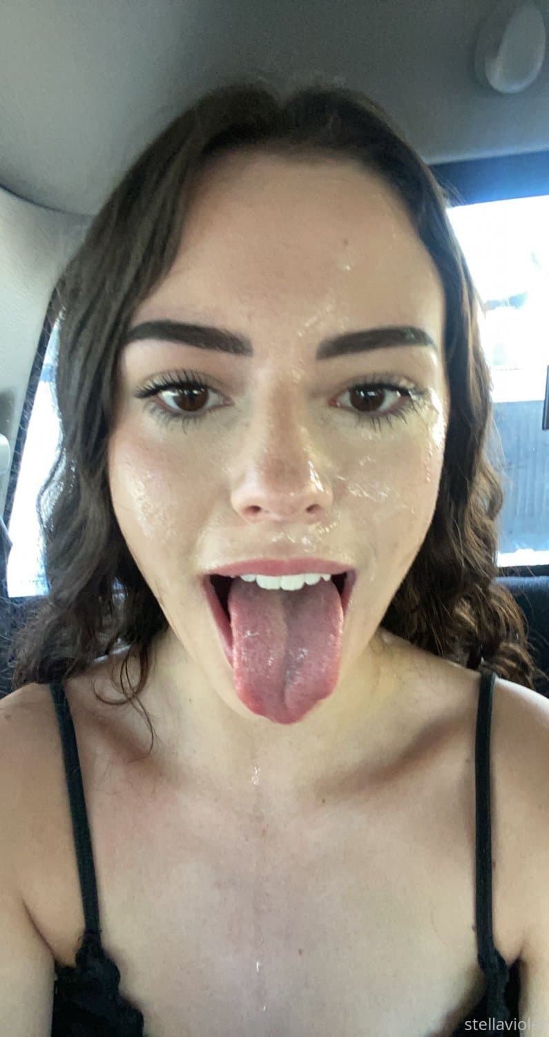 ⚡Stella Violet Freaky Tiktok College Teen Slut Whore Wet Pussy