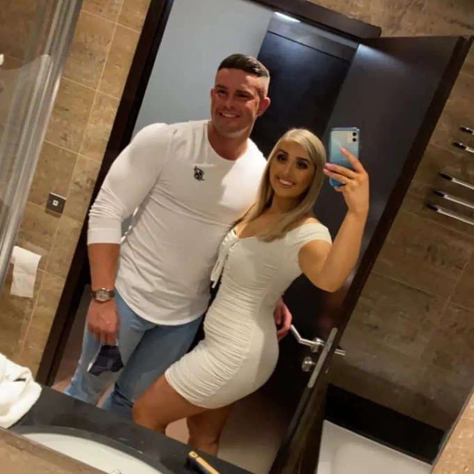 Look at this blonde bimbo cheating on her boyfriend with a BBC