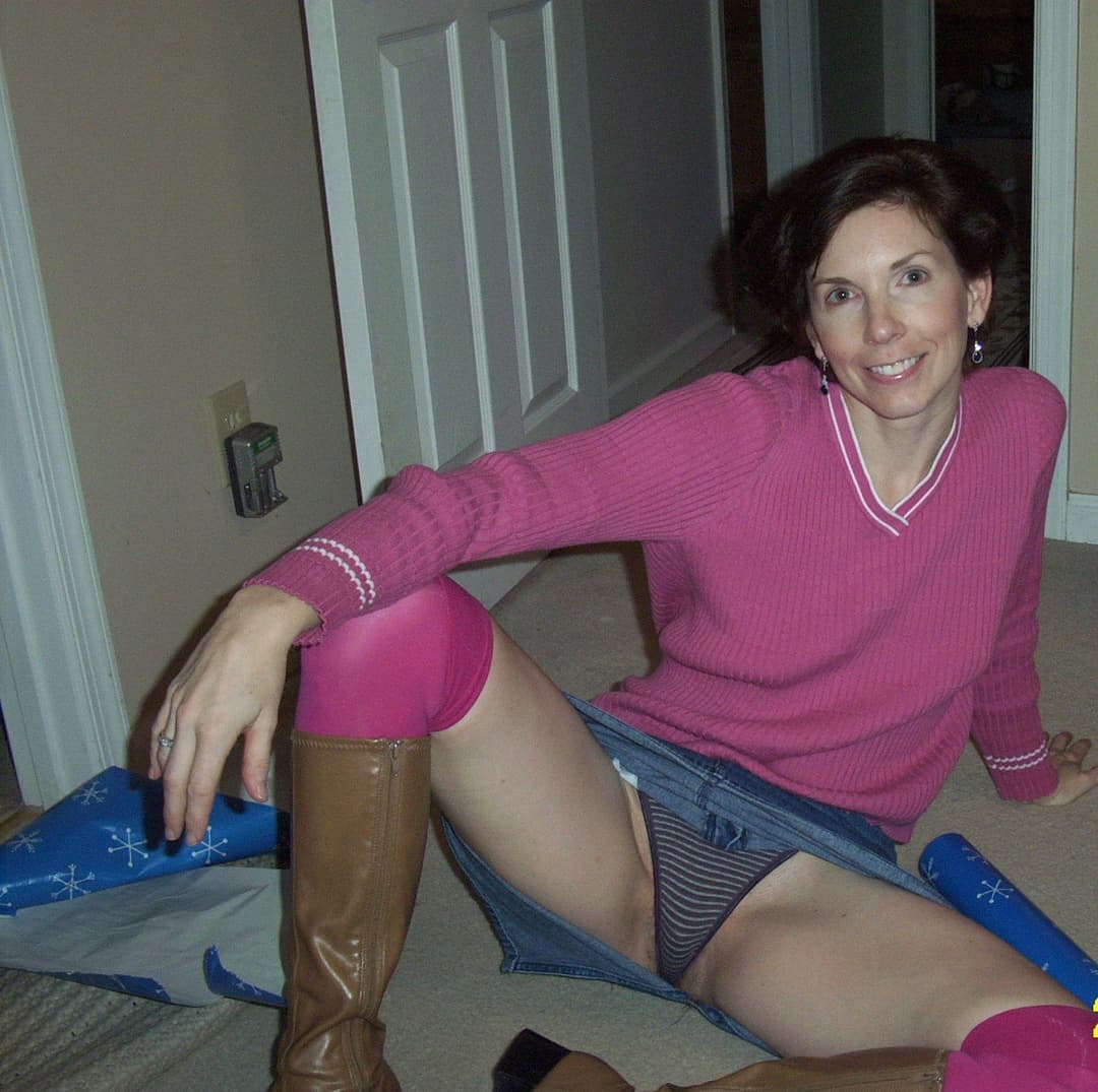 Christmas Memories MILF Nude by Christmas Tree