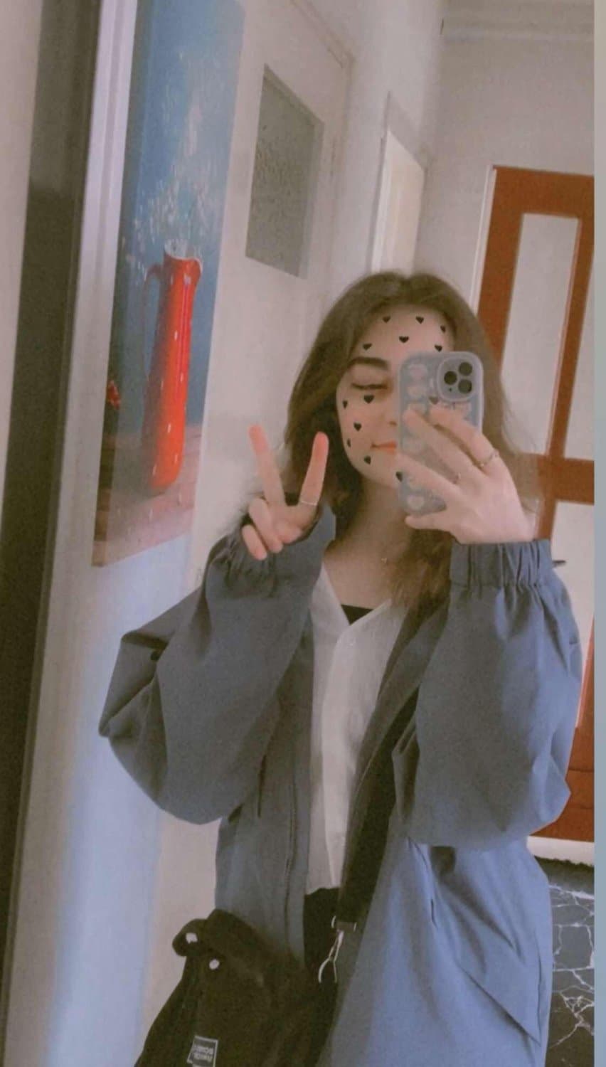 Snaps Of A Petite Brunette With Fat Perky Tits