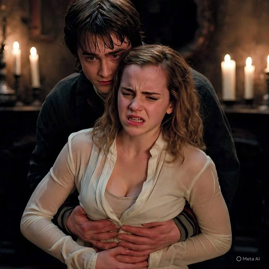 Click to view full size Harry helps Hermione (Harry ajuda Hermione)