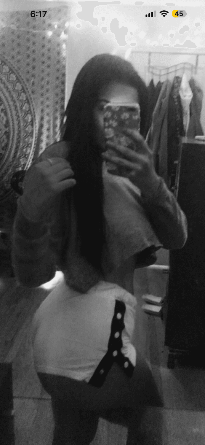 Walked in on this 23yr old hottie on accident holding her big tits together watching dude titty fuck