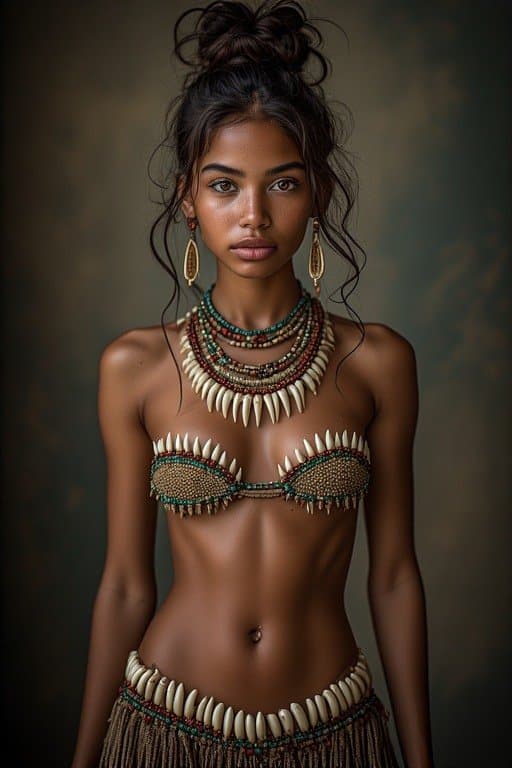 sexy African tribal baddie