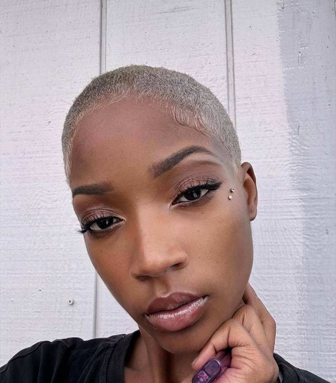 Click to view full size Small blonde short hair buzz cut tomboy lil booty