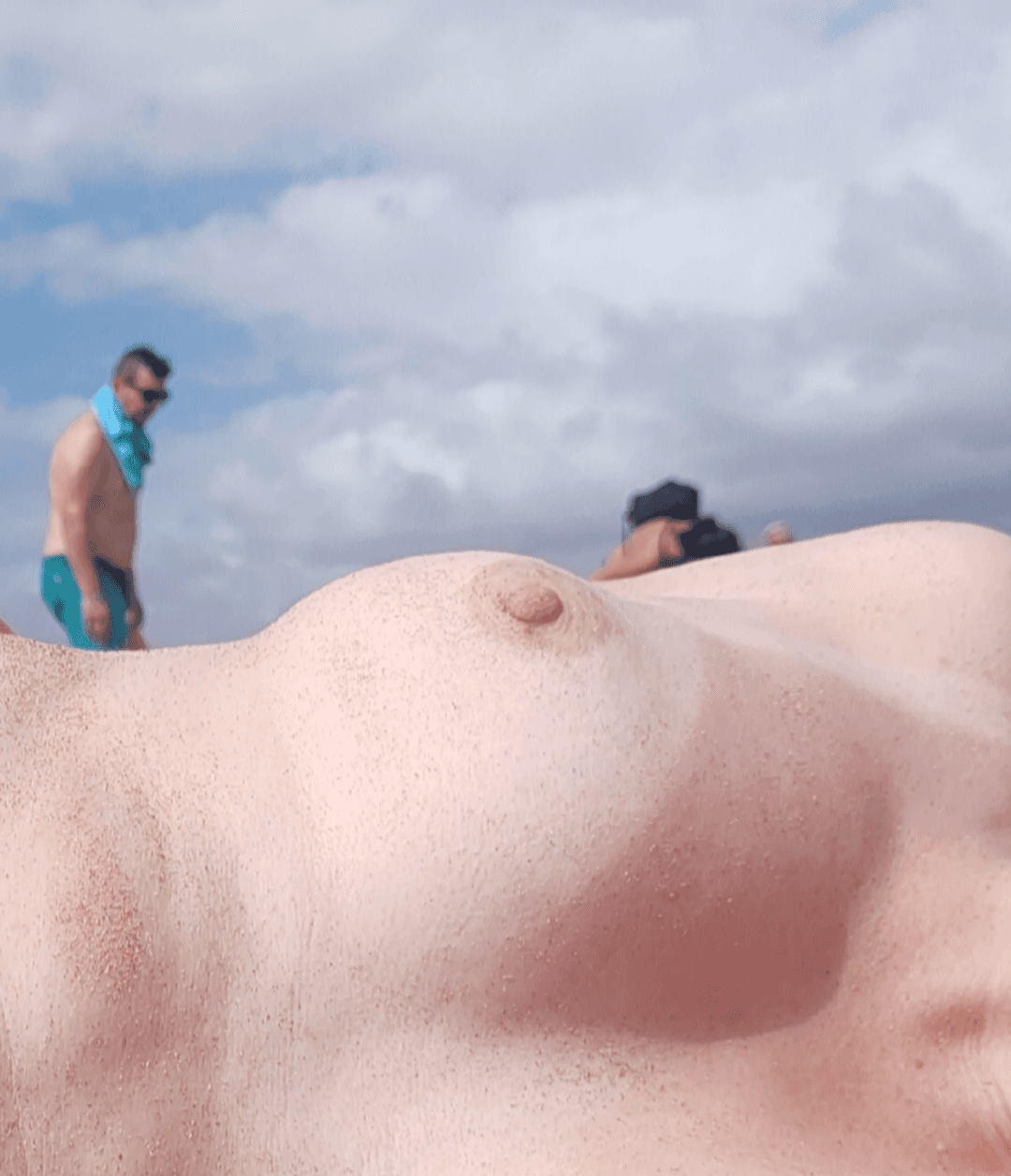 Click to view full size My shy wife enjoyed getting naked at a public beach in front of strangers