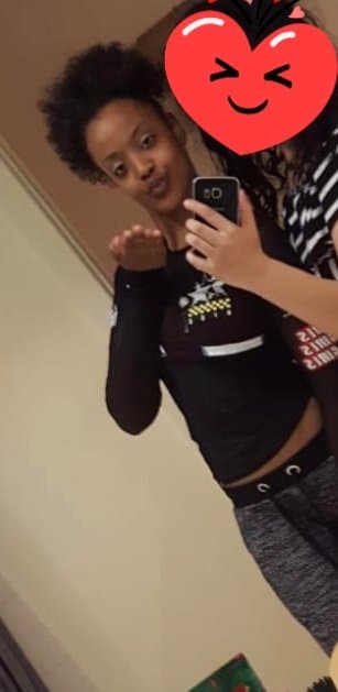 Afro puff African big booty