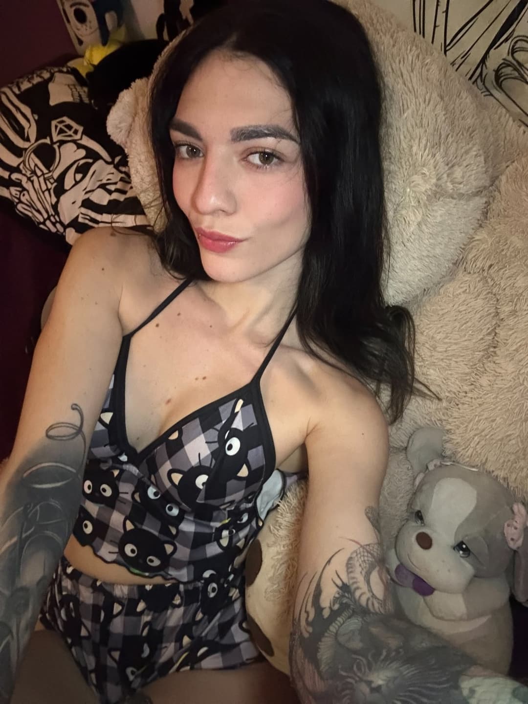 This  slut needs someone to cuddle and fuck her to bed tonight