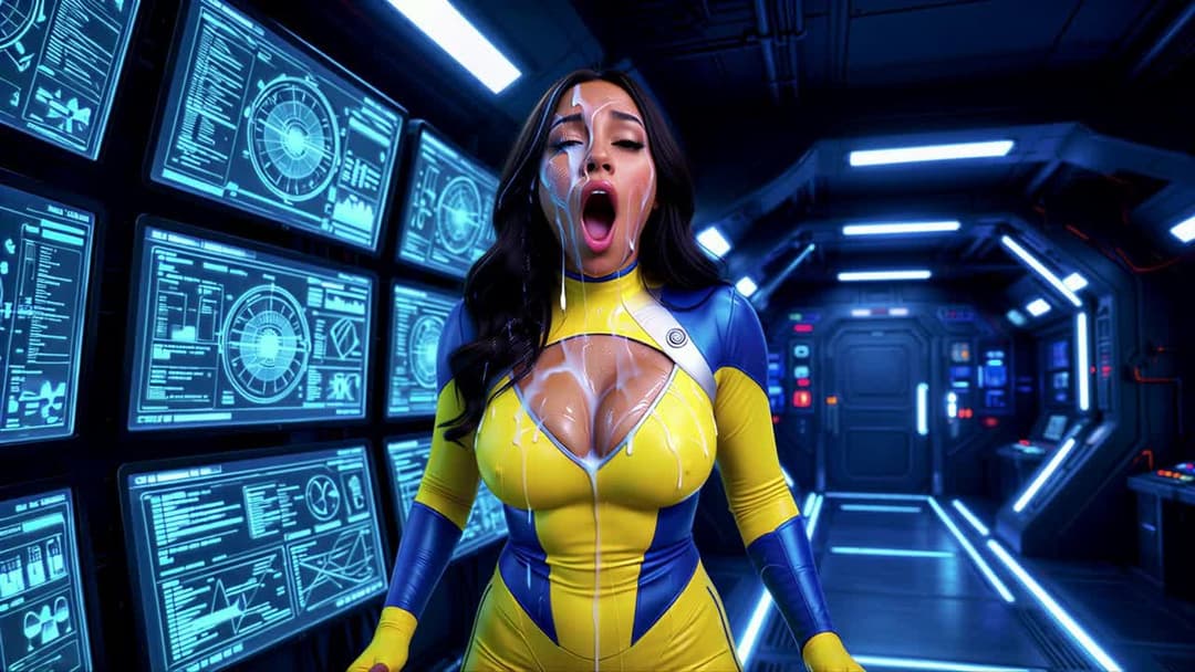 Accident at a Superheroine Base