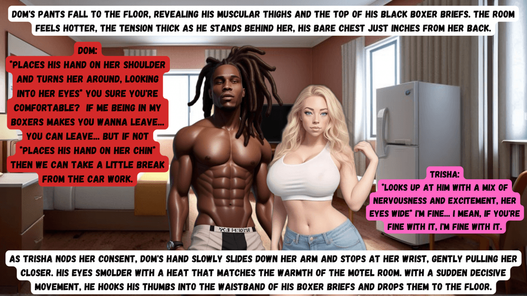 Roadtrip Troubles (AI Art) [Trisha, Freddy, Dom]