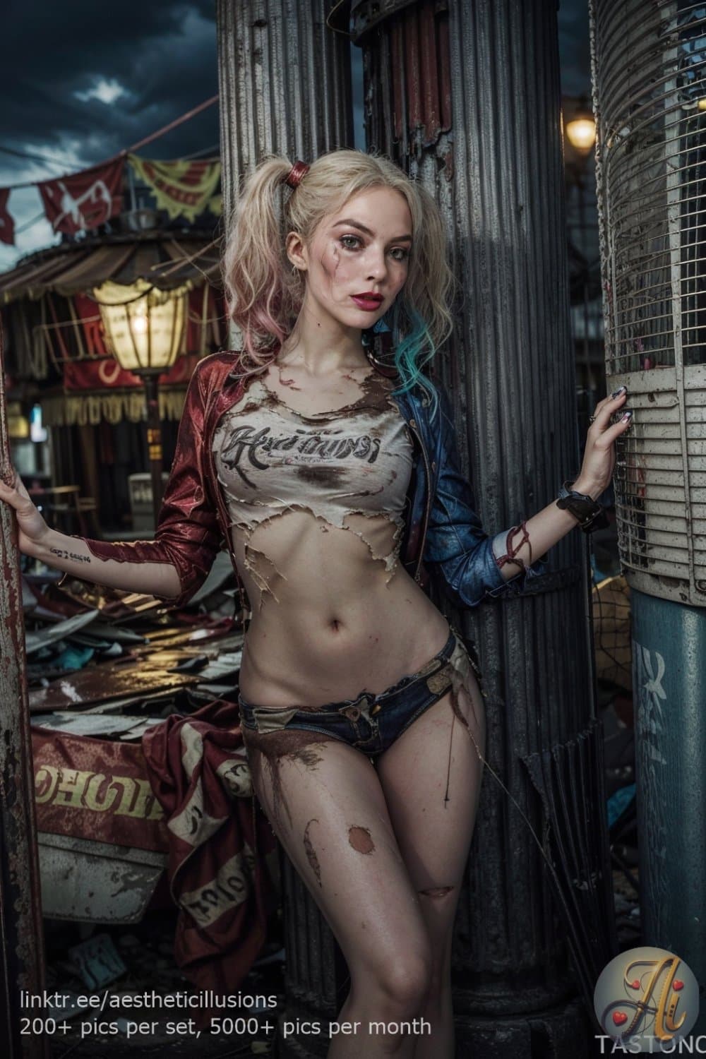 Margot Robbie Harley Quinn ai deepfake nudes pt1